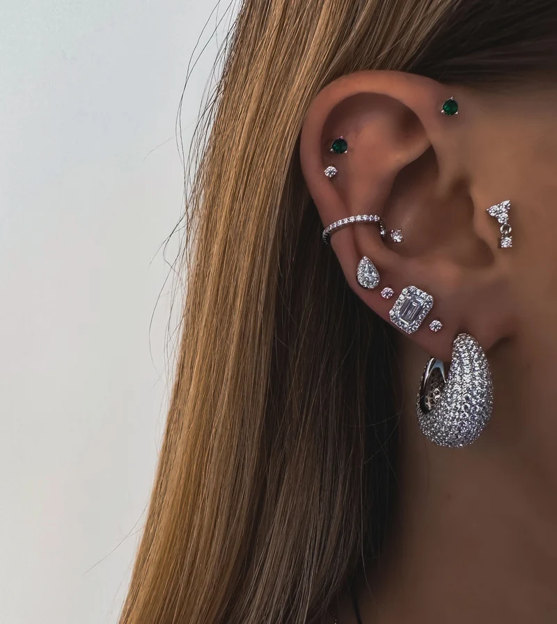 PIERCING "JUDI GREEN"