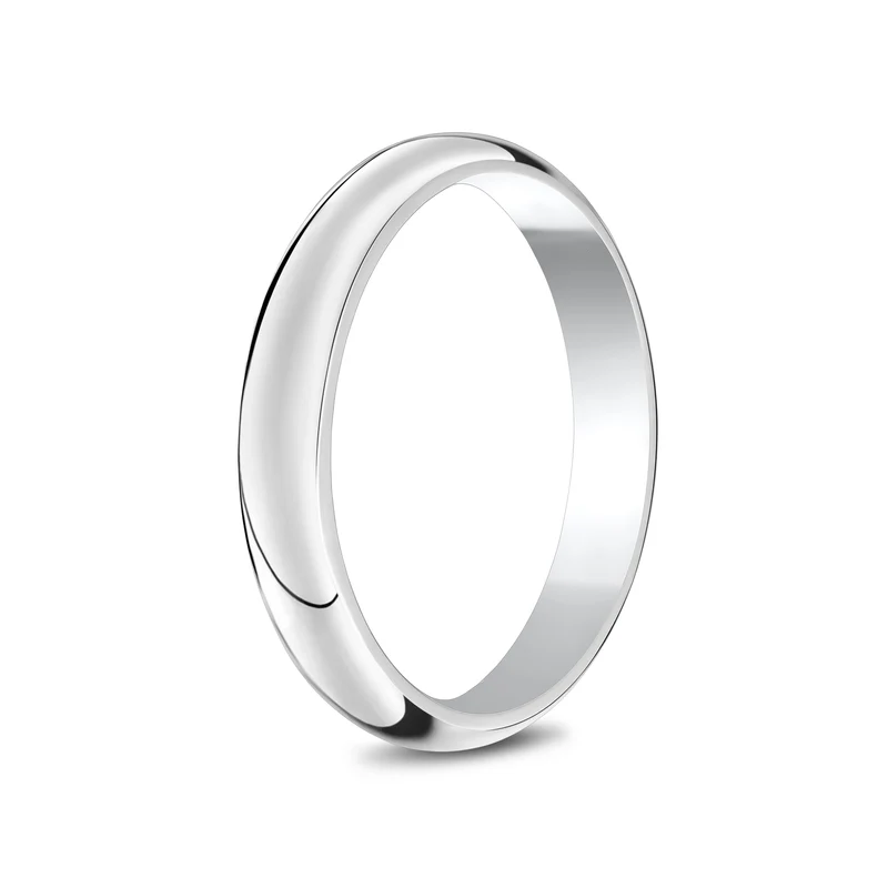 Jonc mariage à dôme 4mm