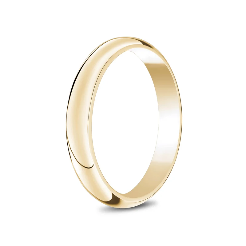 Jonc mariage à dôme 4mm