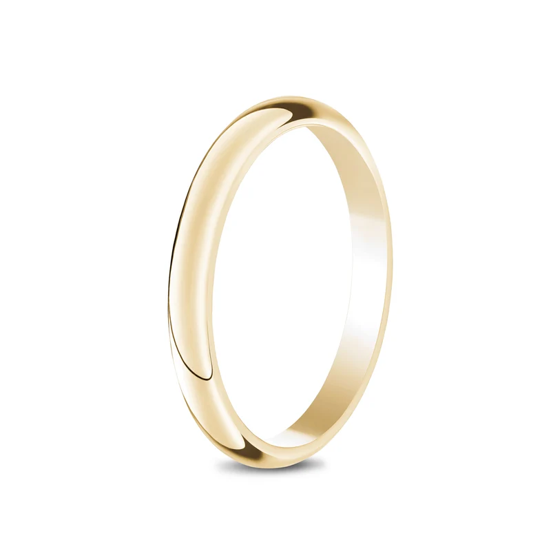 Jonc mariage à dôme 3mm