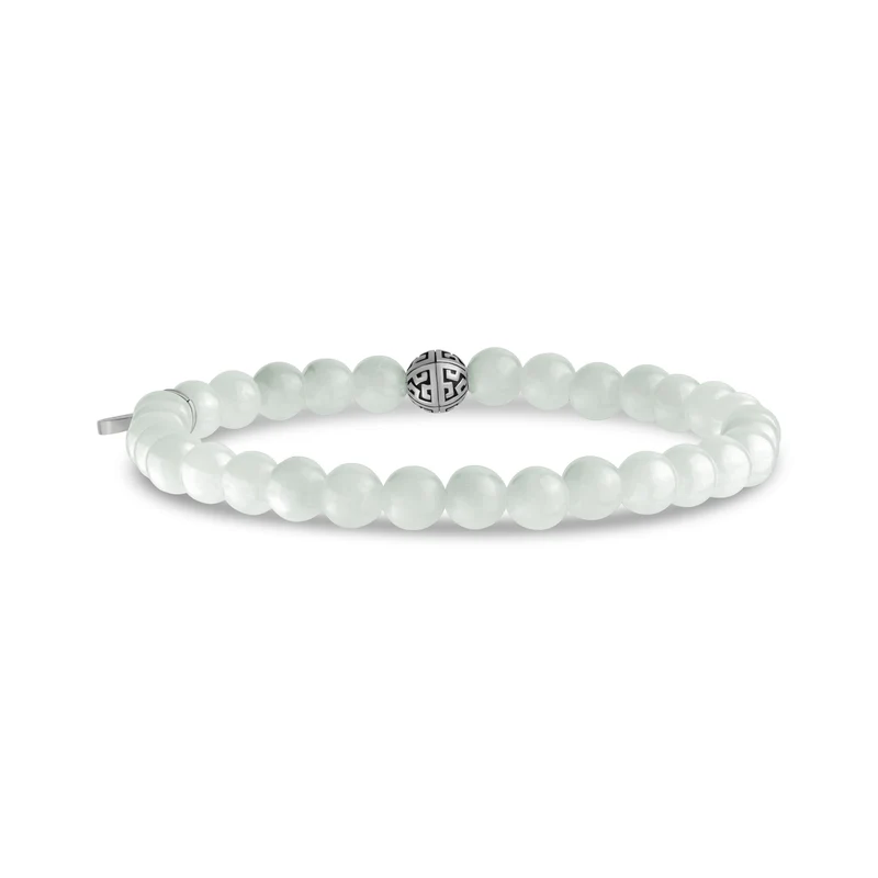 Bracelet de perles de Jade de Birmanie - 6MM