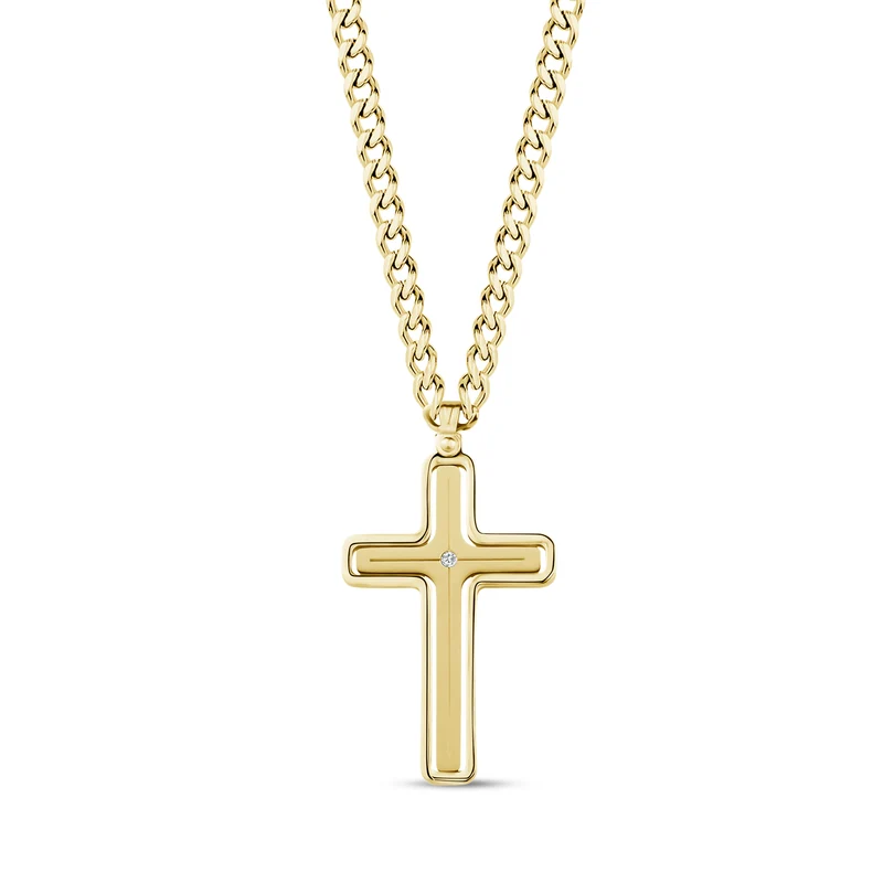 Pendentif croix simple et élégant