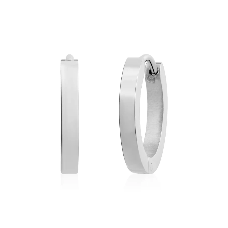 Boucles d'oreilles plates