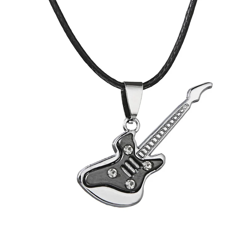 Collier Pendentif Guitare Couleurs