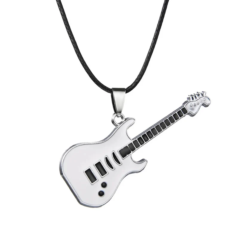 Collier Pendentif Guitare Couleurs