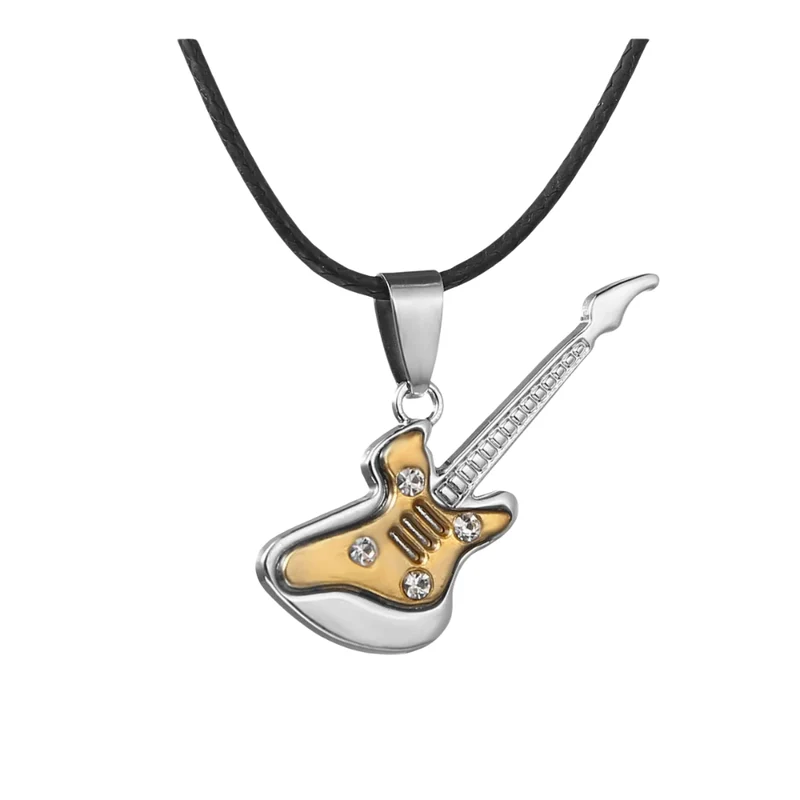 Collier Pendentif Guitare Couleurs