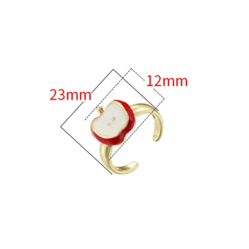 Bague Pomme Croquée