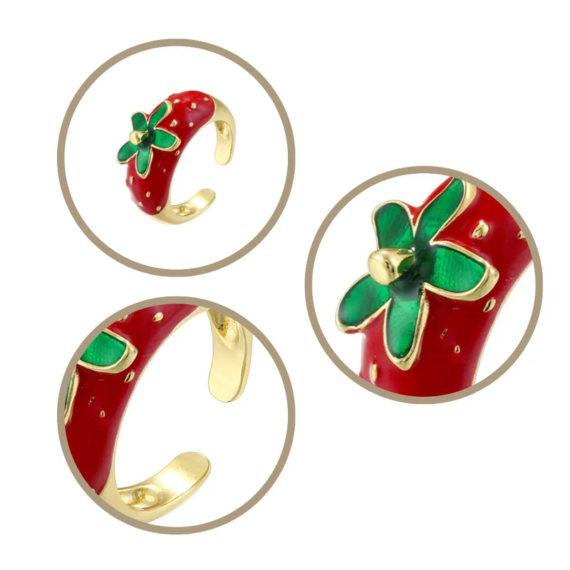 Bague Grosse Fraise