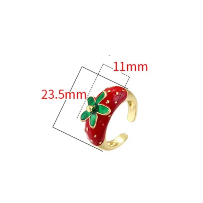 Bague Grosse Fraise