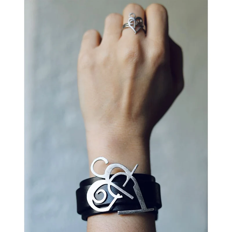 Manchette Cuir Art Symbol