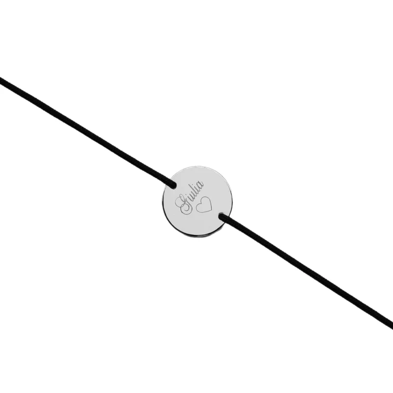 GRAVURE CORDON ROND ARGENT