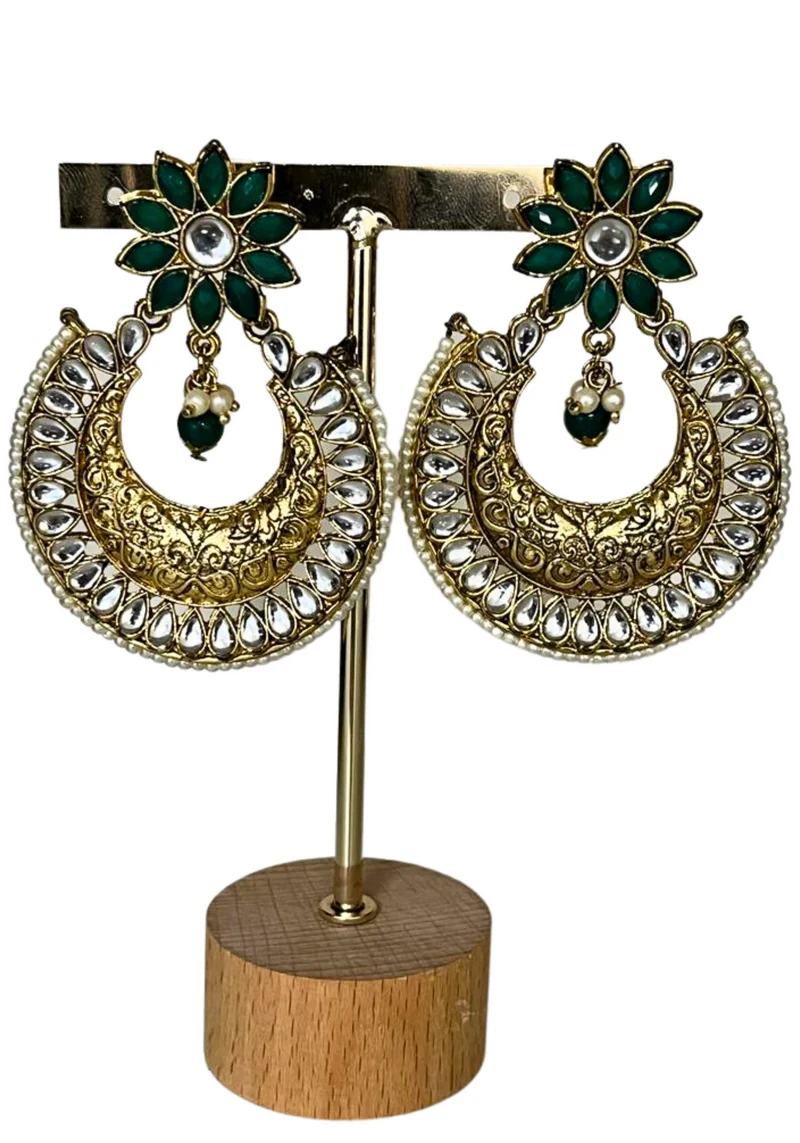 Boucles Indiennes Vert Shadita
