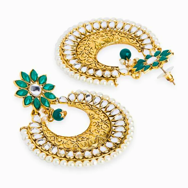 Boucles Indiennes Vert Shadita