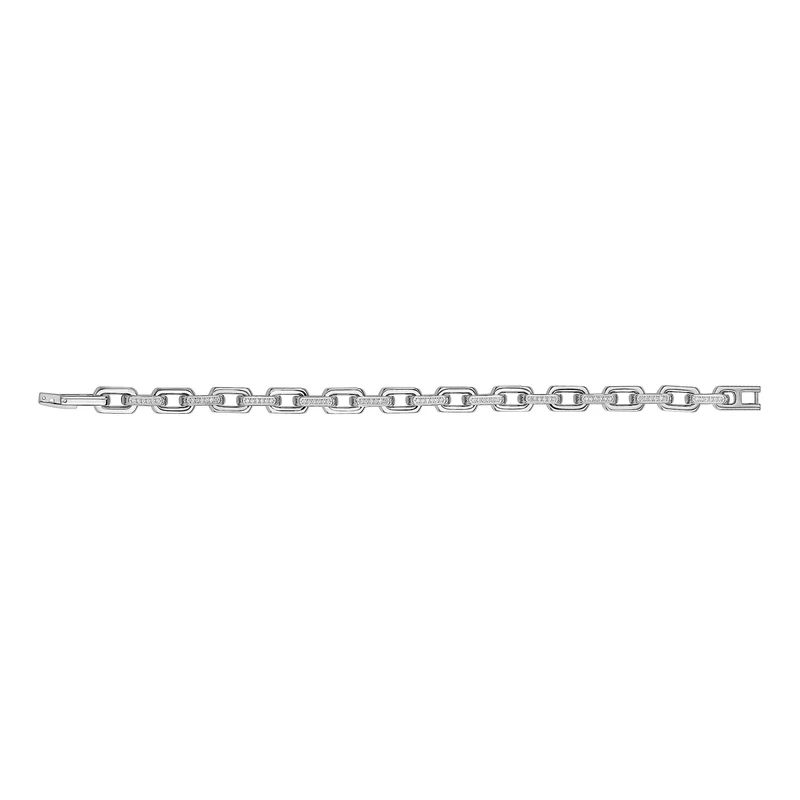 Bracelet à maillons allongés Iced Out