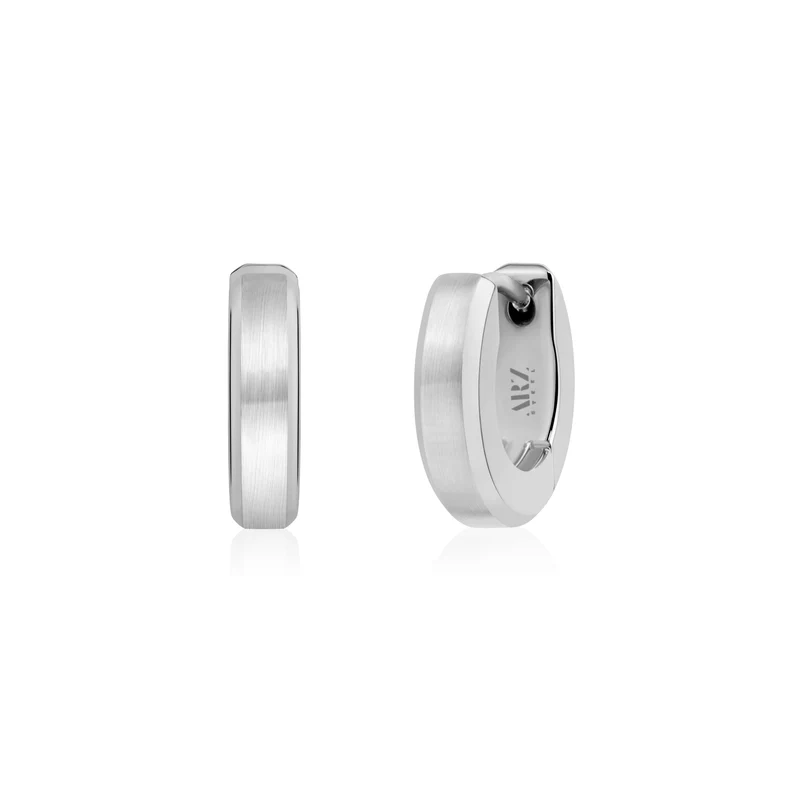 Mini boucles d'oreilles Huggies à bord biseauté