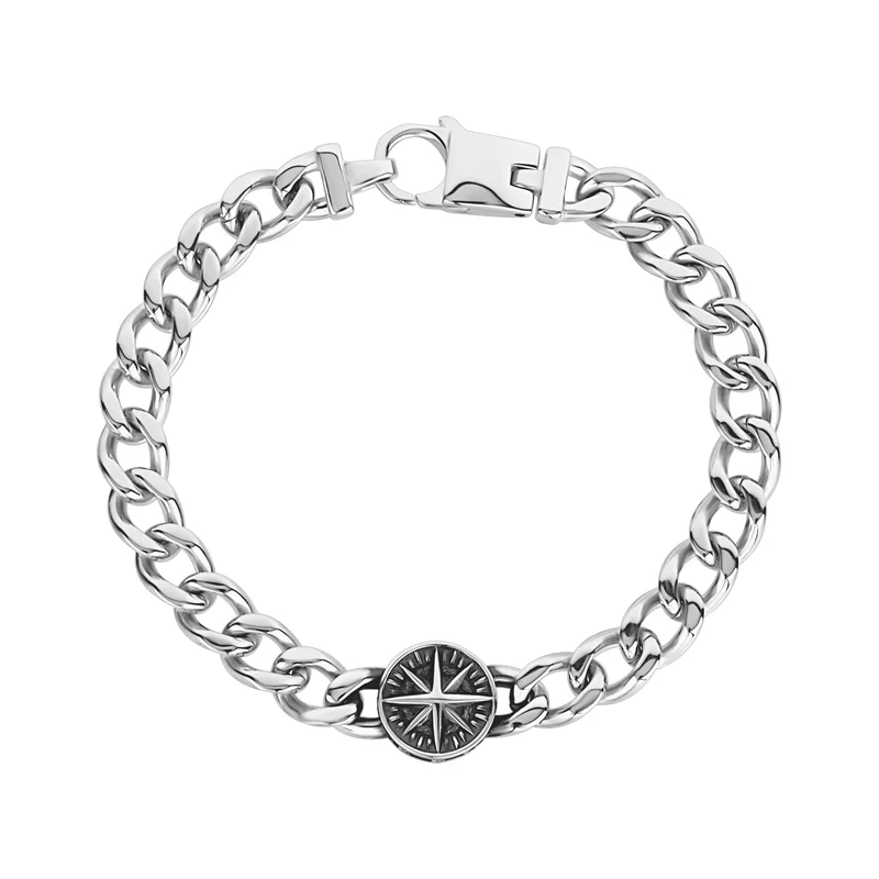 Bracelet à maillons cubains du navigateur