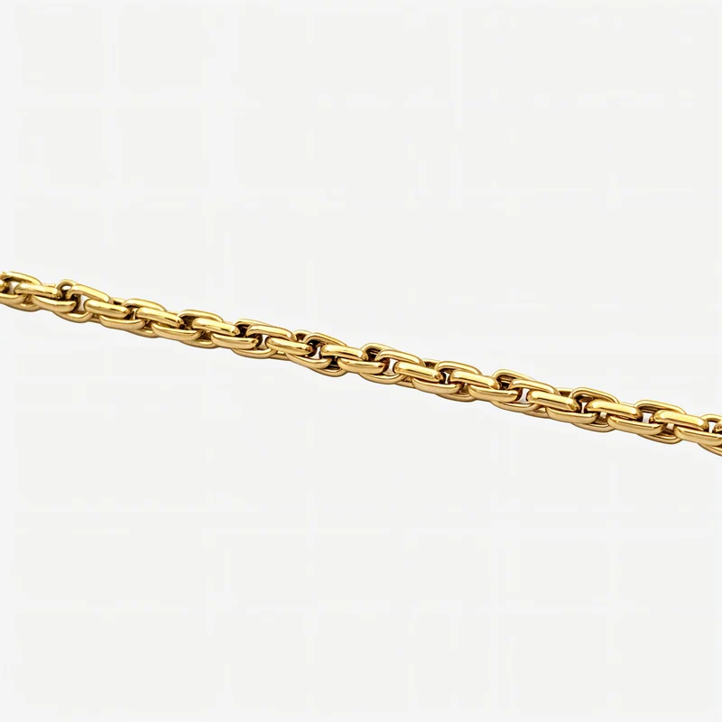 Bracelet Chaîne Serrée À Finition Brillante