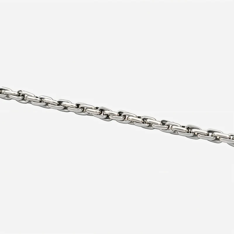 Bracelet Chaîne Serrée À Finition Brillante