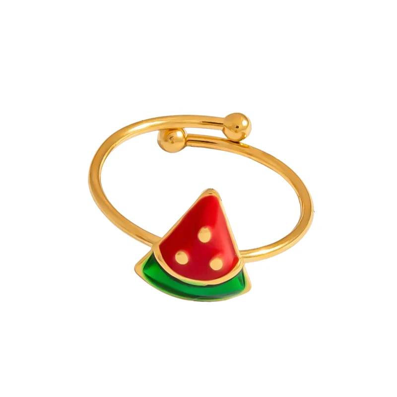 Bague Pastèque Réglable