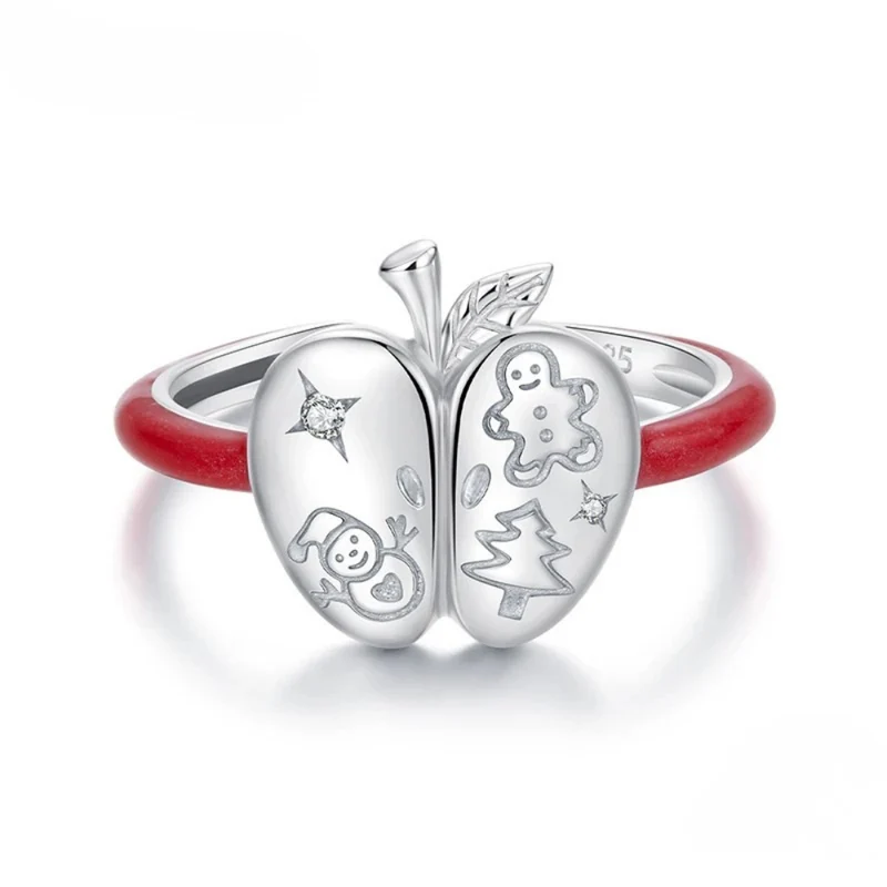 Bague Pomme Noël