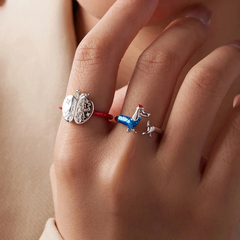 Bague Pomme Noël