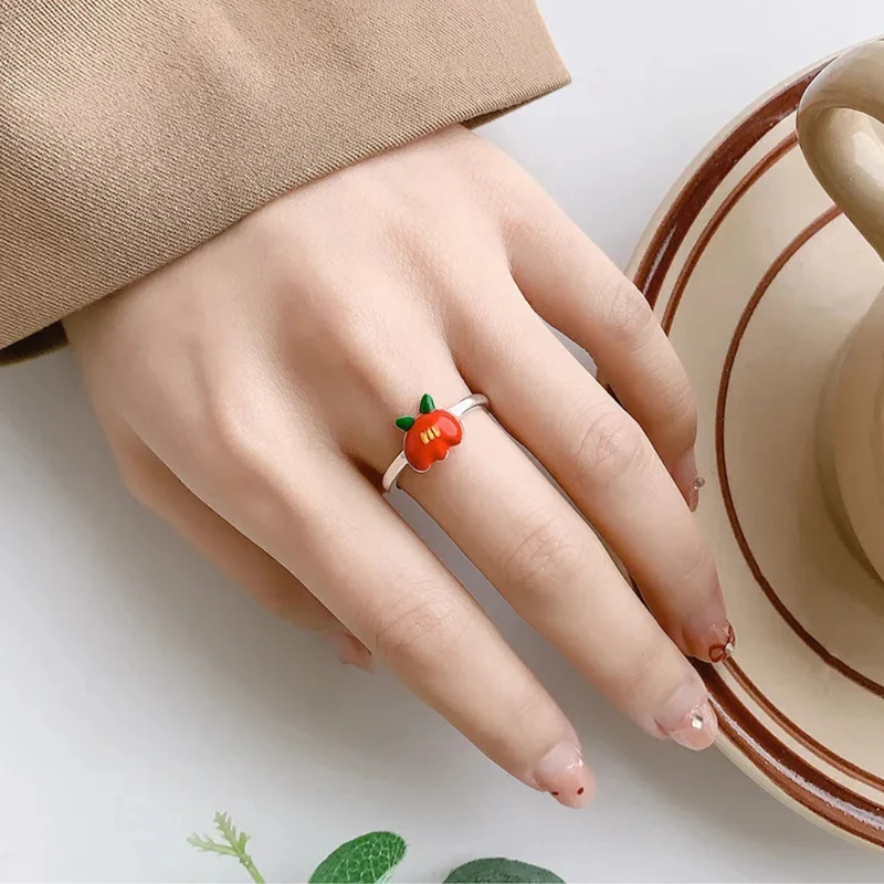 Bague Ouverte Pomme