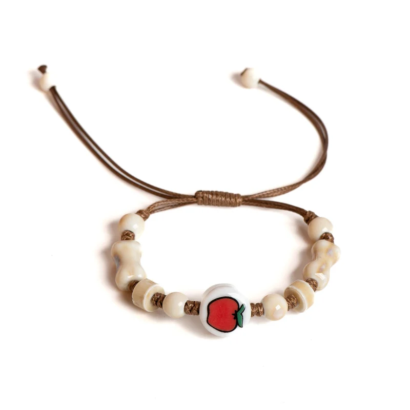 Bracelet Cordon Pomme