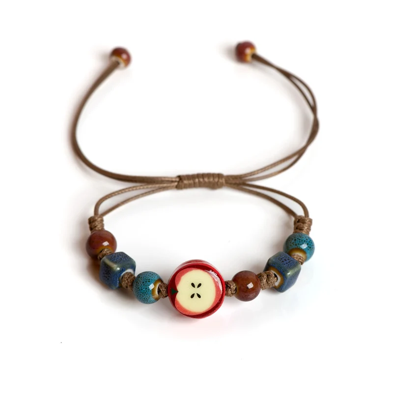Bracelet Cordon Pomme