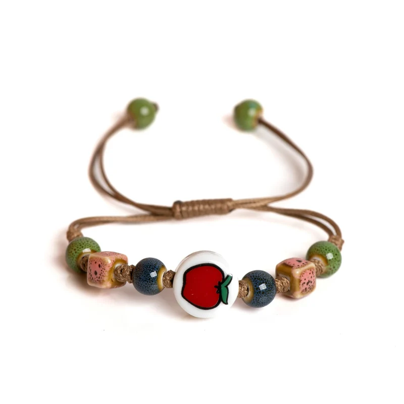 Bracelet Cordon Pomme