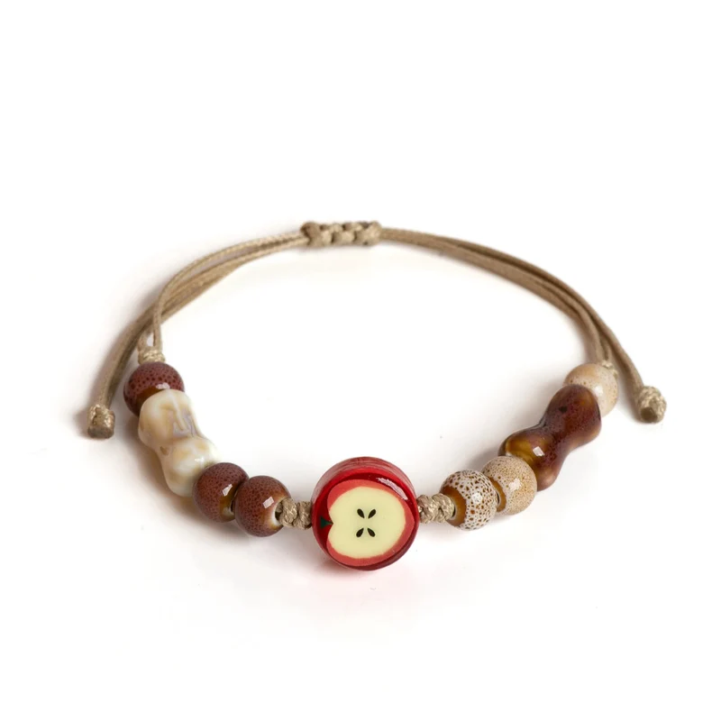 Bracelet Cordon Pomme