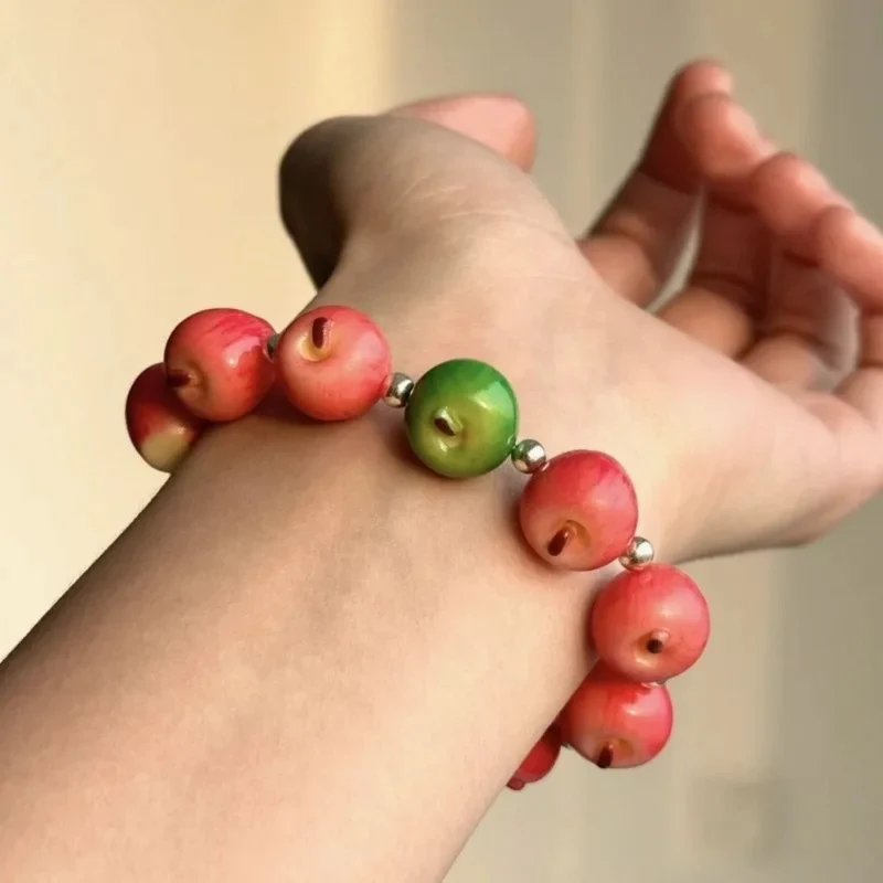 Bracelet en Perles de Pomme