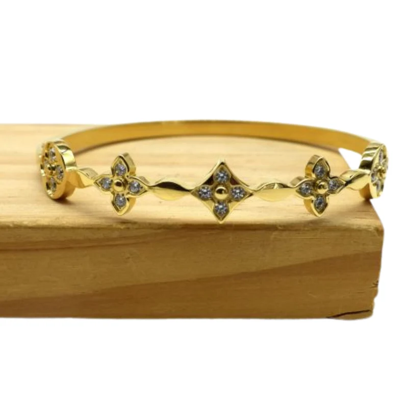 Bracelet Jonc Trèfle Chance