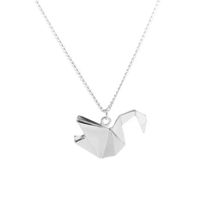 Collier Cygne en Papier