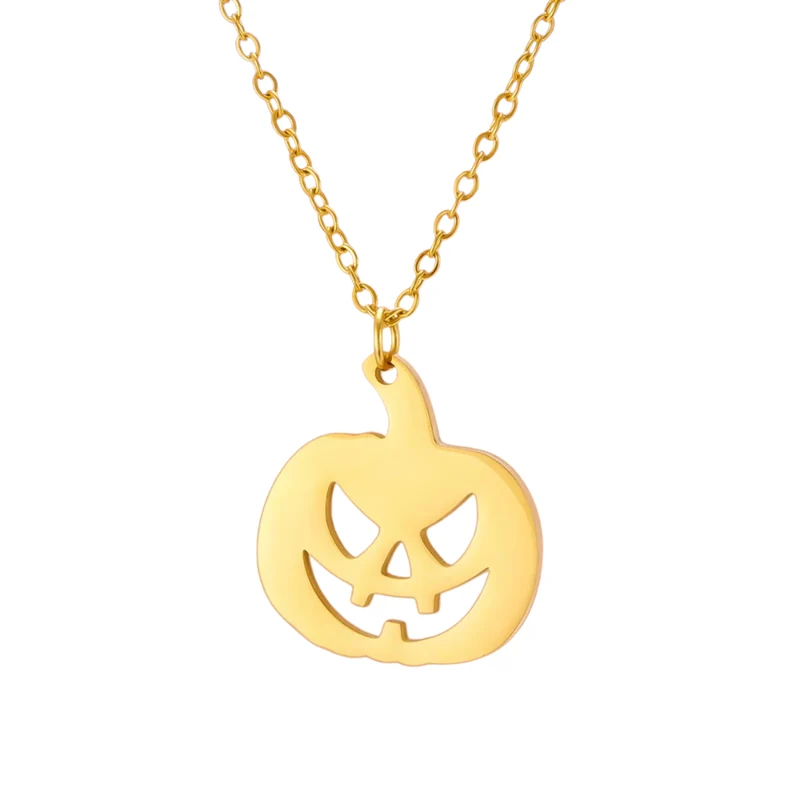 Collier Citrouille Or