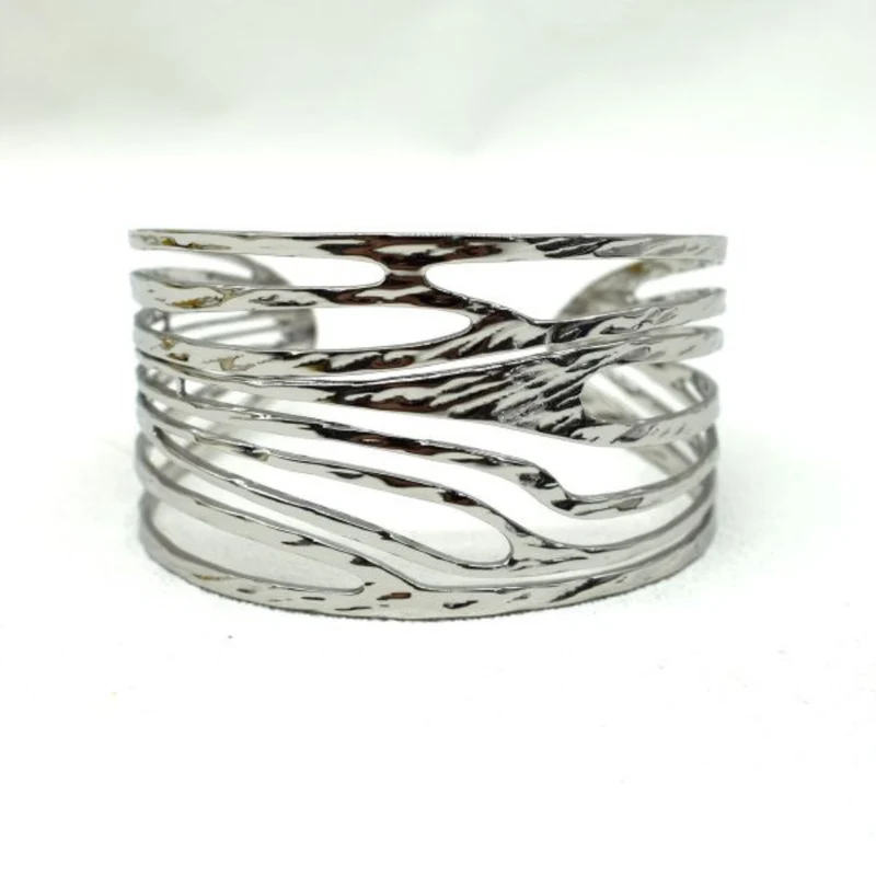 Bracelet Jonc Manchette Ajouré