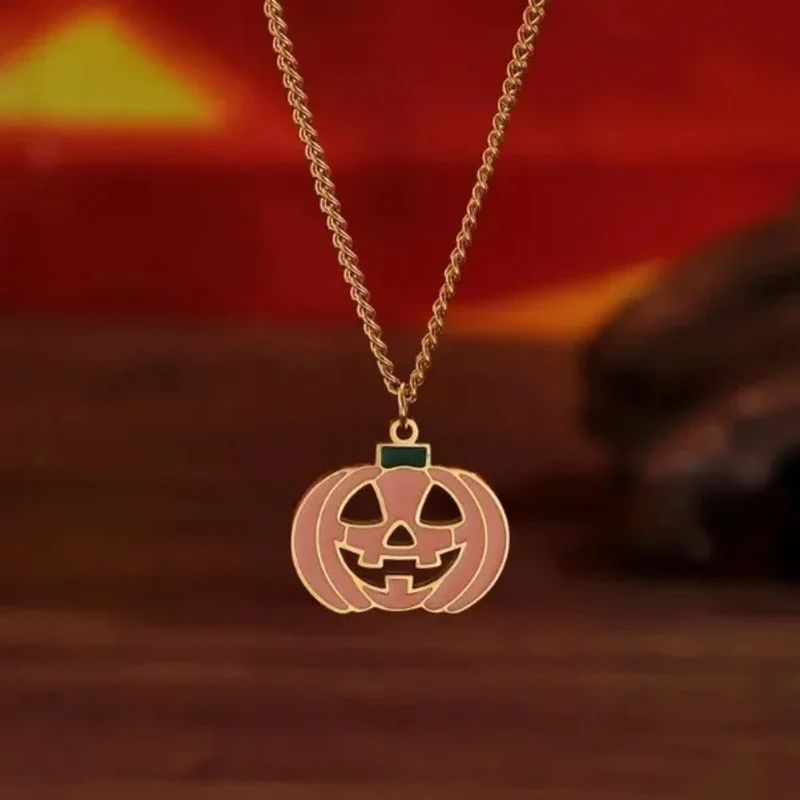 Collier Citrouille Orange
