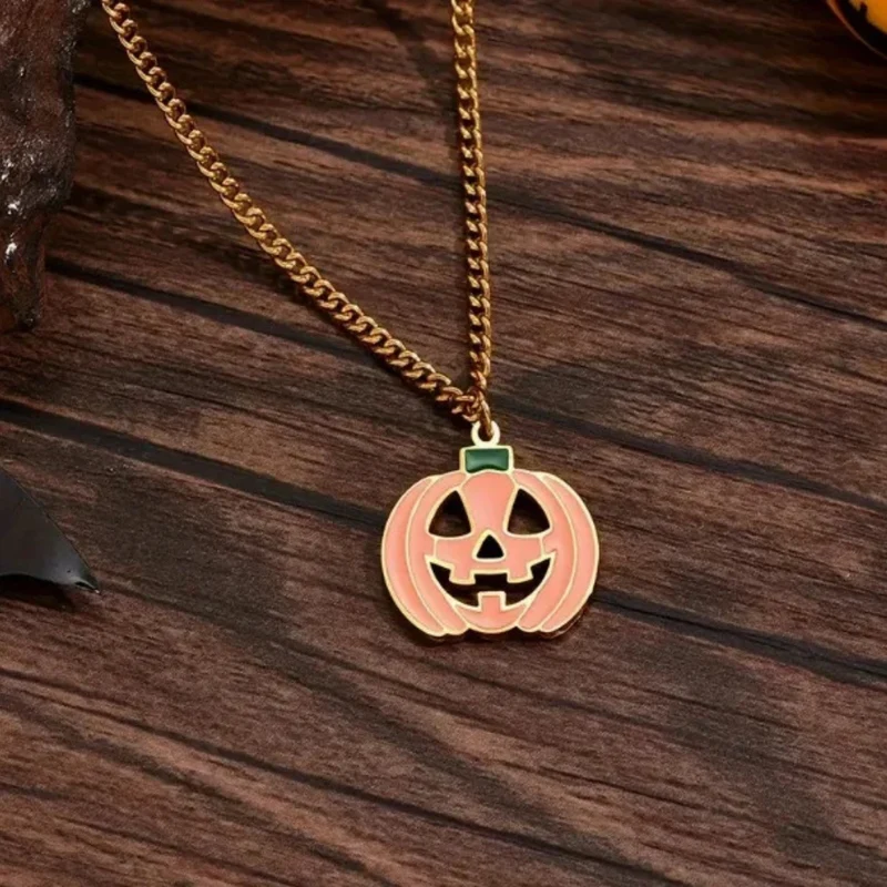Collier Citrouille Orange