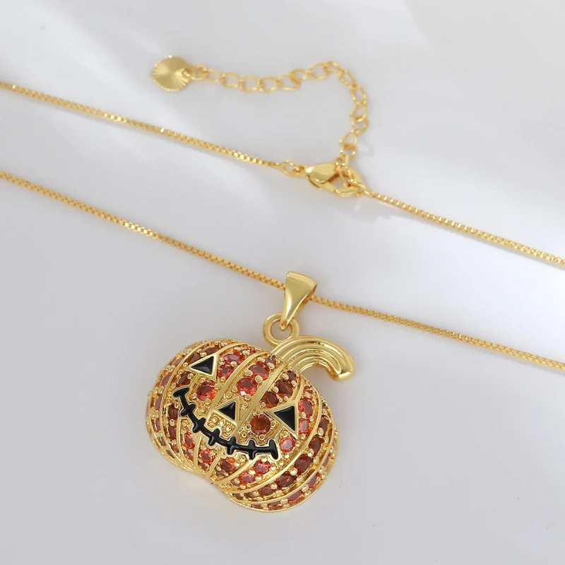 Collier Citrouille Halloween