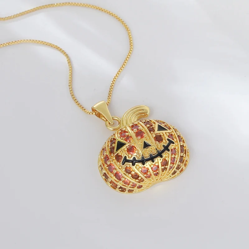Collier Citrouille Halloween