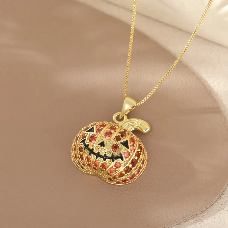 Collier Citrouille Halloween