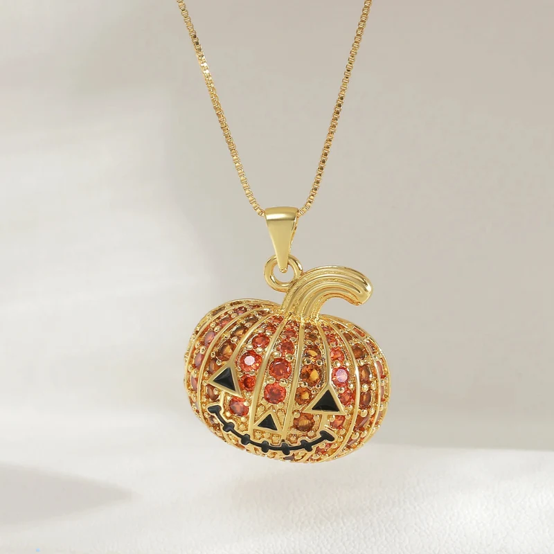 Collier Citrouille Halloween