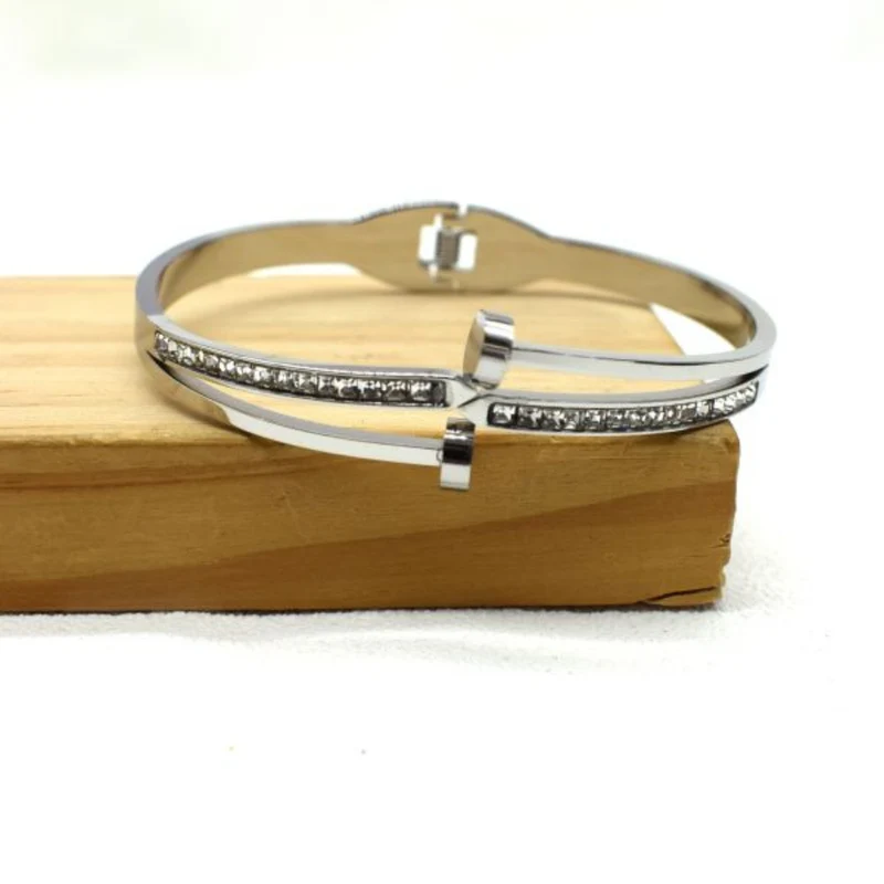 Bracelet Jonc Double Clou