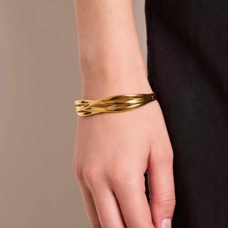 Bracelet Jonc Torsade