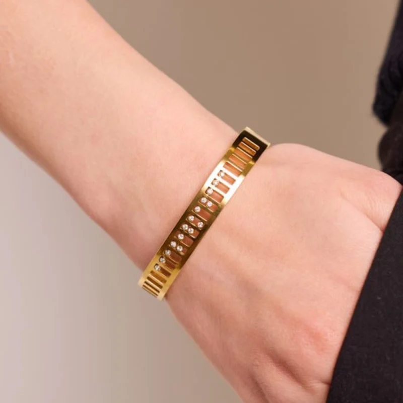 Bracelet Jonc Strass Design