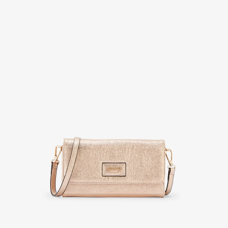 Pochette de voyage dorée Romane