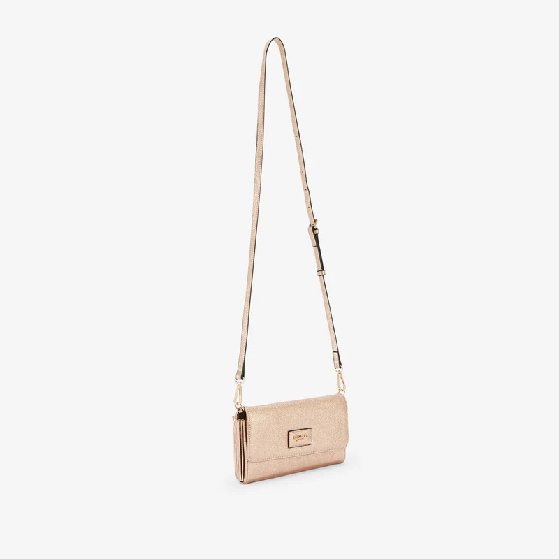 Pochette de voyage dorée Romane