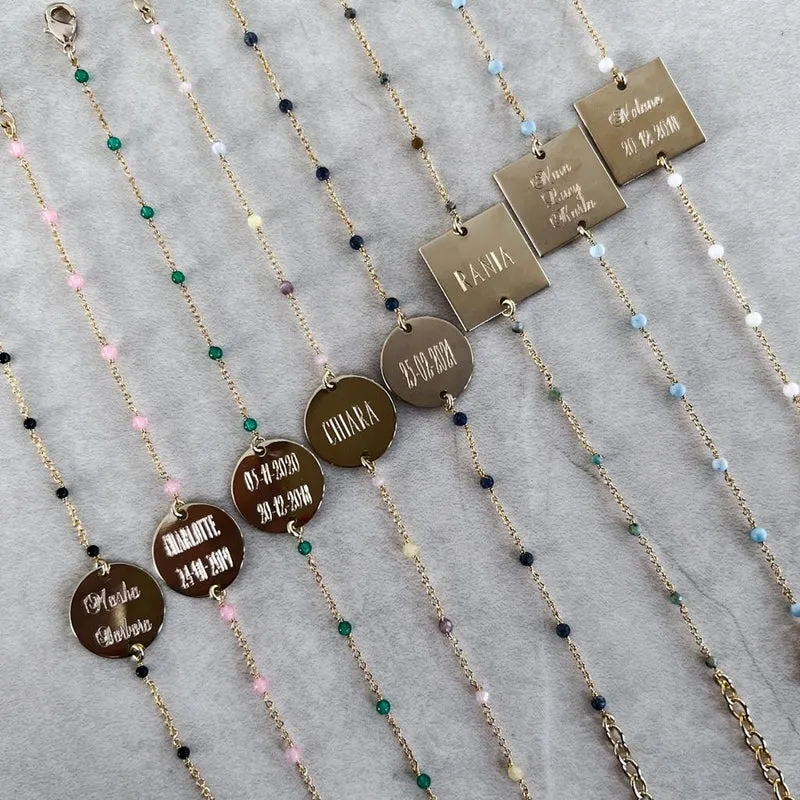 GRAVURE BRACELET "LONDON" OR