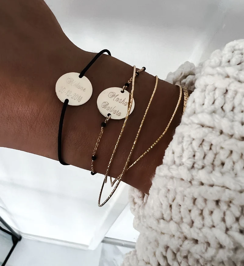 GRAVURE BRACELET "LONDON" OR