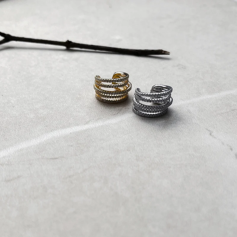 EARCUFF "MELROSE ZIRCON"