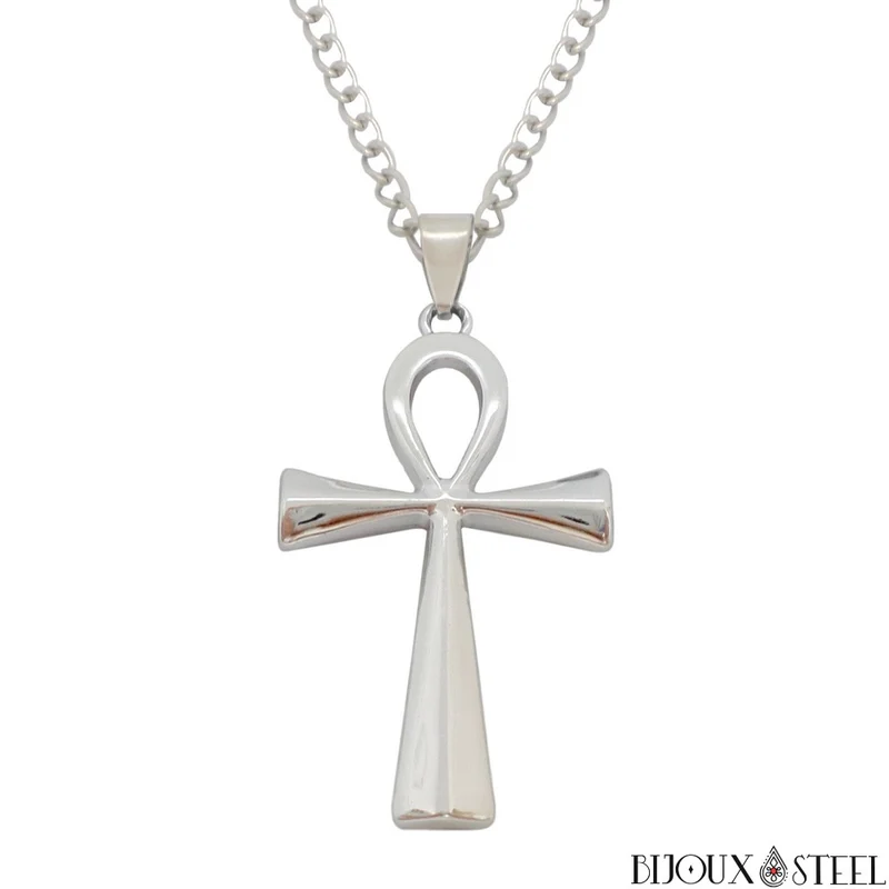 Collier à pendentif croix de vie égyptienne